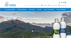 Desktop Screenshot of nirvanawater.com